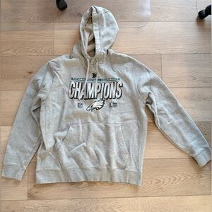 Philadelphia Eagles Nike Light Gray Hoodie